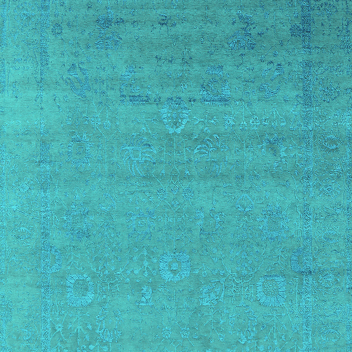 Oriental Turquoise Industrial Rug, urb2513turq