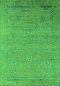 Oriental Green Industrial Rug, urb2513grn