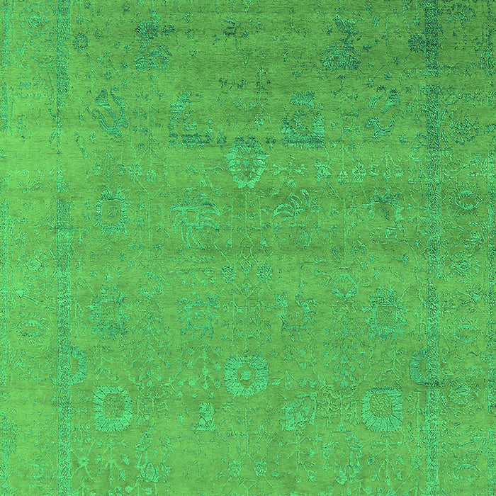 Oriental Green Industrial Rug, urb2513grn