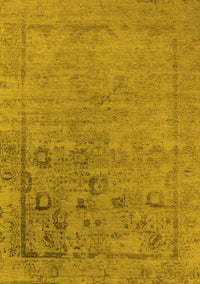 Oriental Yellow Industrial Rug, urb2514yw