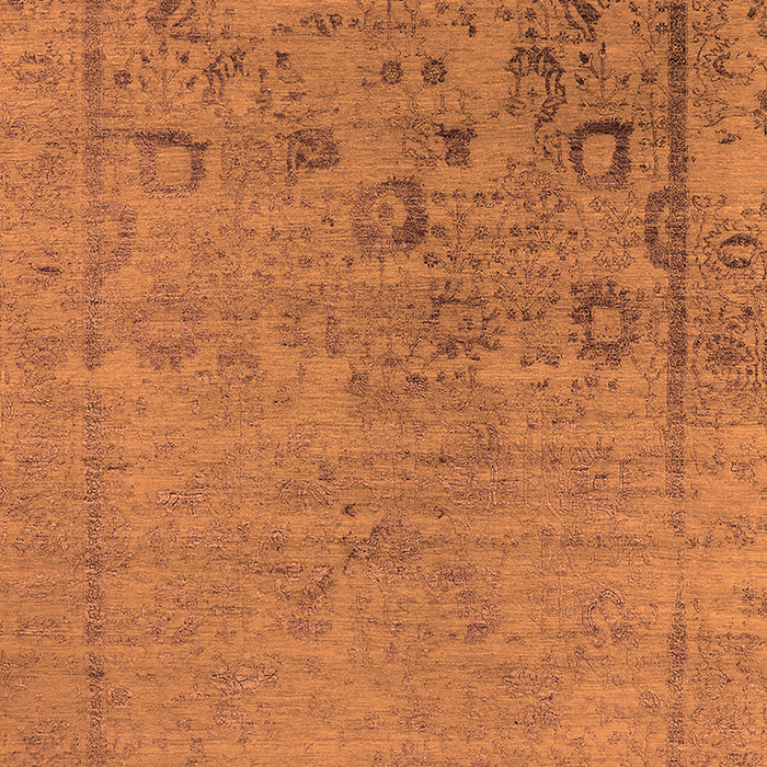 Machine Washable Oriental Orange Industrial Area Rugs, wshurb2514org