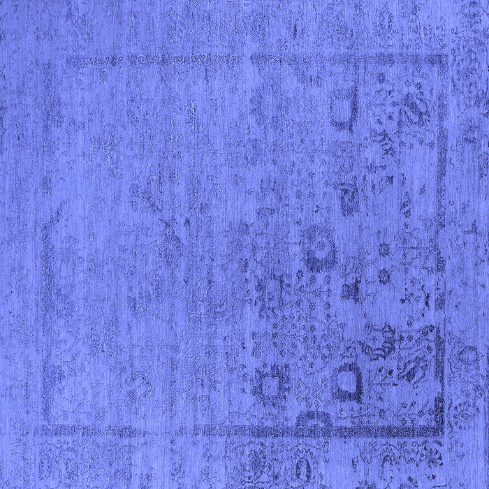 Square Oriental Blue Industrial Rug, urb2514blu