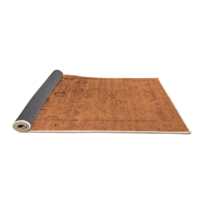Sideview of Oriental Orange Industrial Rug, urb2514org