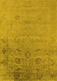 Oriental Yellow Industrial Rug, urb2515yw