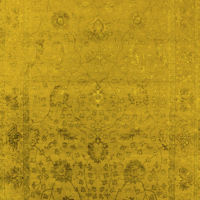 Oriental Yellow Industrial Rug, urb2515yw