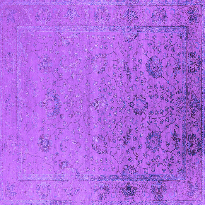 Square Oriental Purple Industrial Rug, urb2515pur