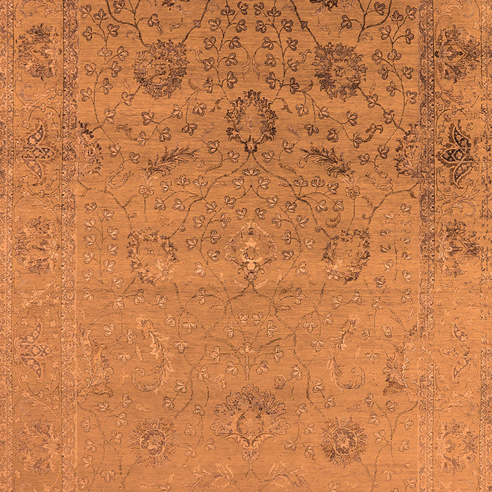 Machine Washable Oriental Orange Industrial Area Rugs, wshurb2515org