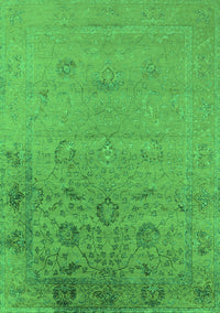 Oriental Green Industrial Rug, urb2515grn