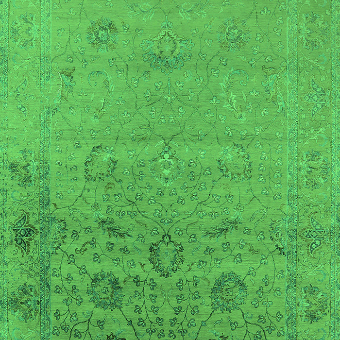 Oriental Green Industrial Rug, urb2515grn