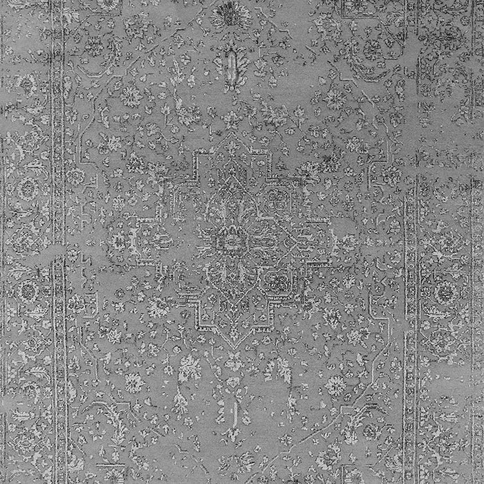 Machine Washable Oriental Gray Industrial Rug, wshurb2516gry