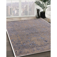 Mid-Century Modern Puce Purple Oriental Rug, urb2516