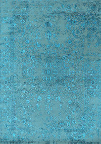 Oriental Light Blue Industrial Rug, urb2516lblu