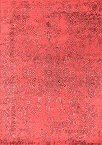 Oriental Red Industrial Rug, urb2516red