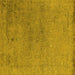 Square Oriental Yellow Industrial Rug, urb2516yw