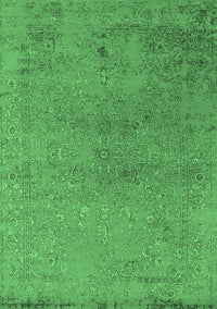 Oriental Emerald Green Industrial Rug, urb2516emgrn