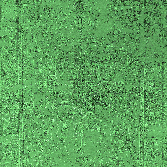 Oriental Emerald Green Industrial Rug, urb2516emgrn