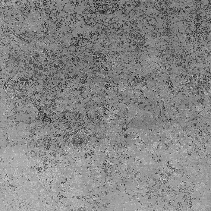 Machine Washable Oriental Gray Industrial Rug, wshurb2517gry