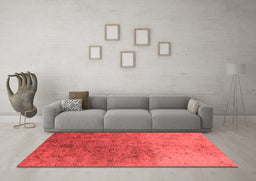 Industrial Red Washable Rugs
