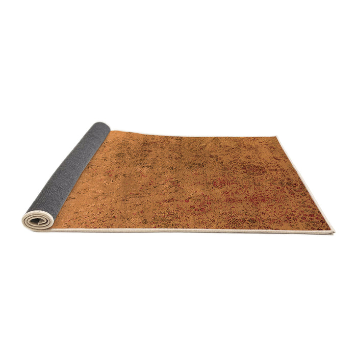 Sideview of Oriental Orange Industrial Rug, urb2517org