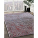 Machine Washable Industrial Modern Mauve Taupe Purple Rug in a Family Room, wshurb2517