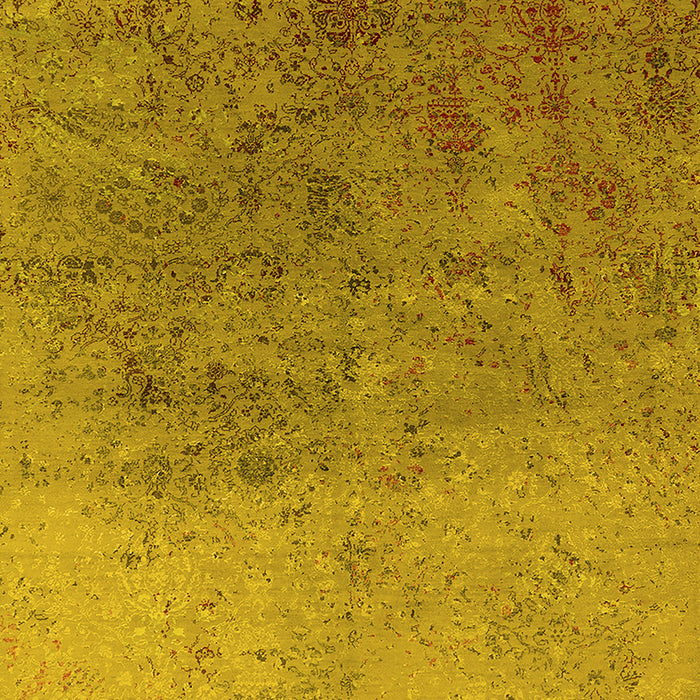 Oriental Yellow Industrial Rug, urb2517yw