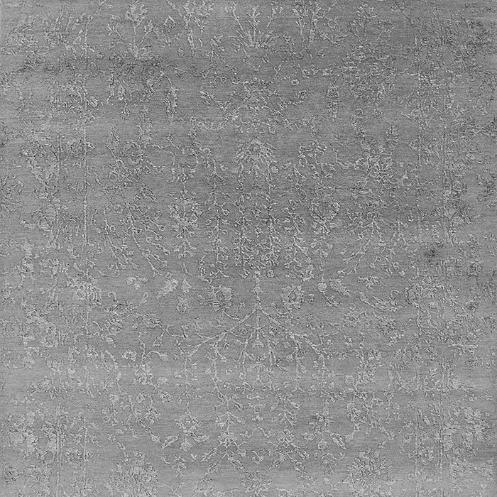 Machine Washable Oriental Gray Industrial Rug, wshurb2518gry