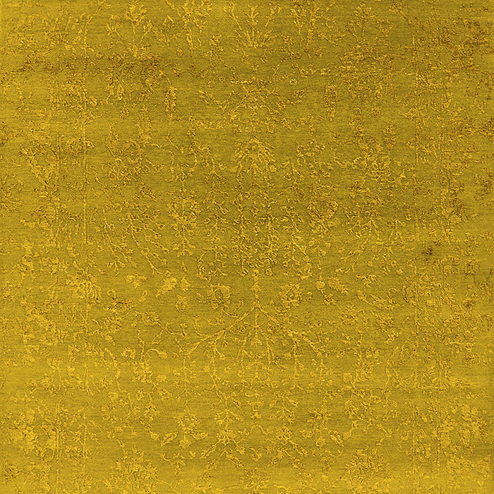 Oriental Yellow Industrial Rug, urb2518yw