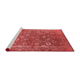 Industrial Red Washable Rugs
