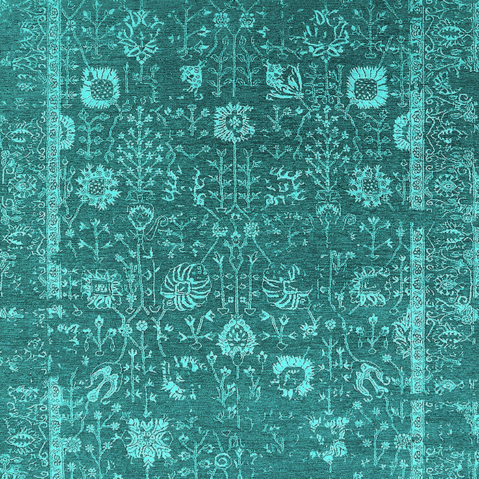 Oriental Turquoise Industrial Rug, urb2519turq