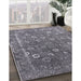 Machine Washable Industrial Modern Dark Gray Rug in a Family Room, wshurb2519