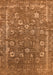 Oriental Orange Industrial Rug, urb2519org