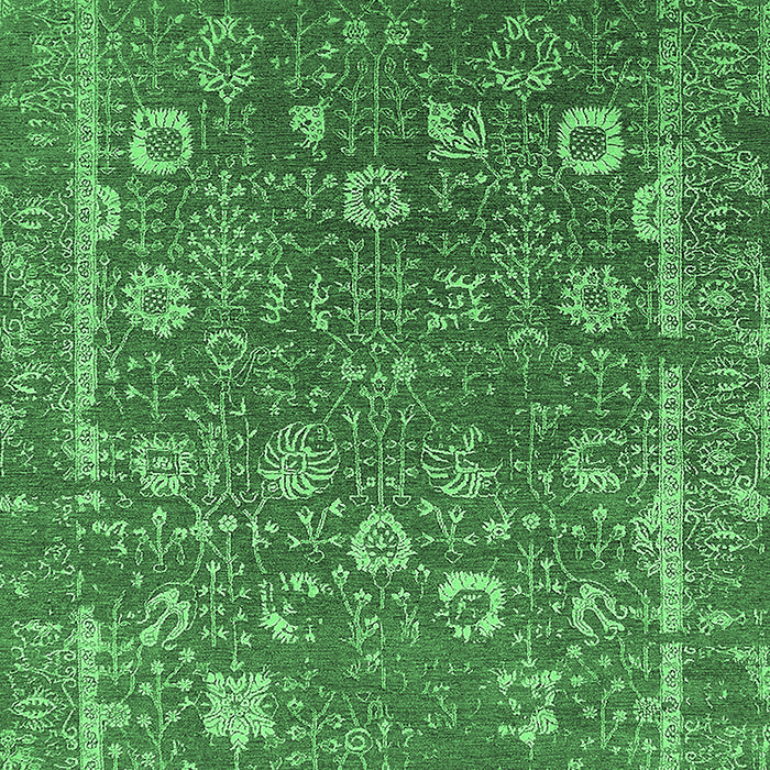 Oriental Emerald Green Industrial Rug, urb2519emgrn