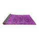 Sideview of Oriental Pink Industrial Rug, urb2519pnk