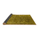 Sideview of Oriental Yellow Industrial Rug, urb2519yw