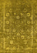 Oriental Yellow Industrial Rug, urb2519yw