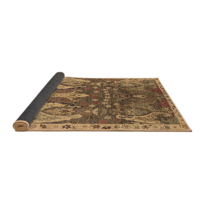 Sideview of Oriental Brown Industrial Rug, urb2520brn