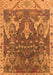 Machine Washable Oriental Orange Industrial Area Rugs, wshurb2520org