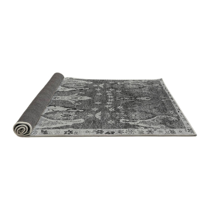 Sideview of Oriental Gray Industrial Rug, urb2520gry