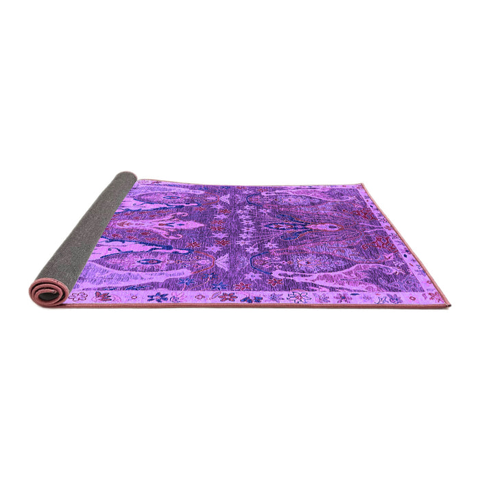 Sideview of Oriental Purple Industrial Rug, urb2520pur