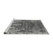 Sideview of Machine Washable Oriental Gray Industrial Rug, wshurb2520gry