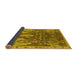 Sideview of Oriental Yellow Industrial Rug, urb2520yw