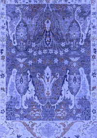 Oriental Blue Industrial Rug, urb2520blu