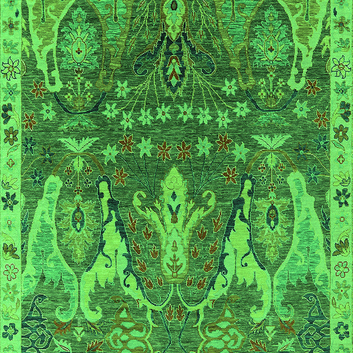 Oriental Green Industrial Rug, urb2520grn