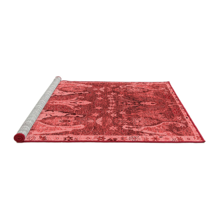 Industrial Red Washable Rugs