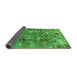 Sideview of Oriental Green Industrial Rug, urb2521grn