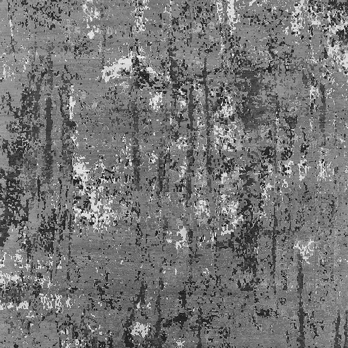 Machine Washable Oriental Gray Industrial Rug, wshurb2521gry