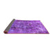 Sideview of Oriental Purple Industrial Rug, urb2521pur