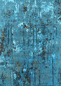 Oriental Light Blue Industrial Rug, urb2521lblu