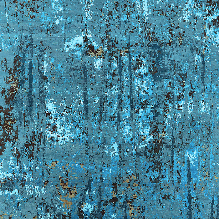 Oriental Light Blue Industrial Rug, urb2521lblu