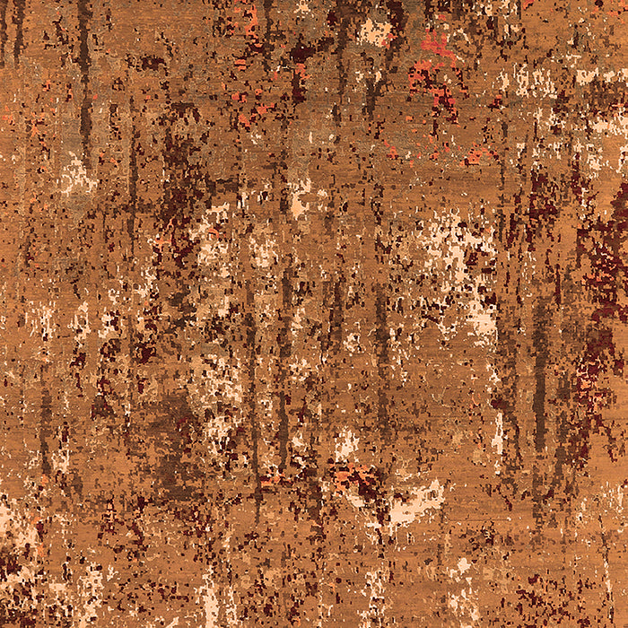 Oriental Orange Industrial Rug, urb2521org